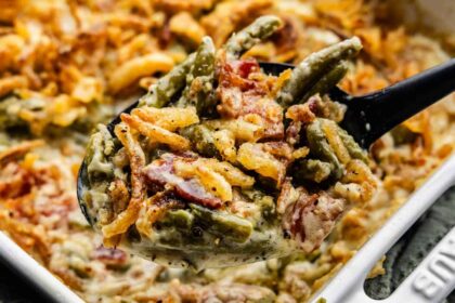 Easy Green Bean Casserole (No Cream of Mushroom!)