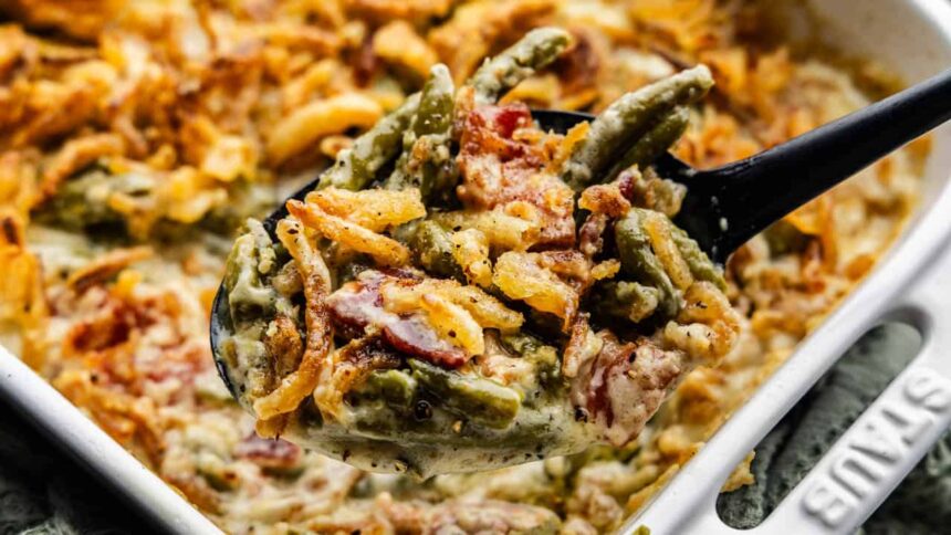 Easy Green Bean Casserole (No Cream of Mushroom!)