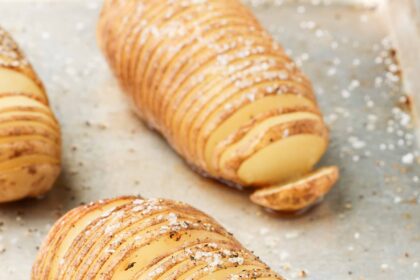 Hasselback Potatoes - Barefeet in the Kitchen