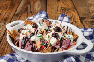 Ice Cream Nachos - Barefeet in the Kitchen