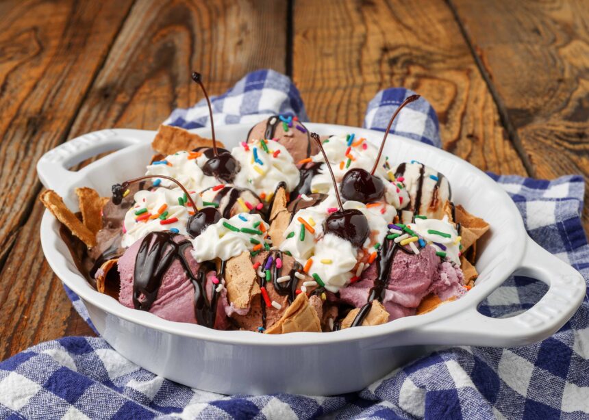 Ice Cream Nachos - Barefeet in the Kitchen