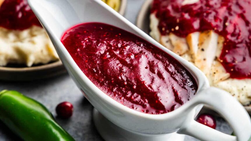 Jalapeño Cranberry Sauce