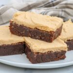 Brownies with Peanut Butter Frosting