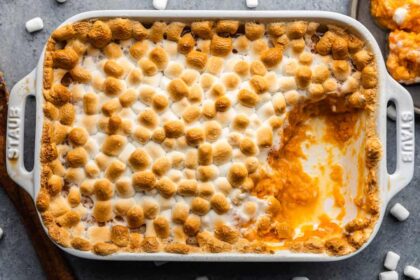 Sweet Potato Casserole with Marshmallows