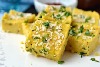 Amiri Khaman: North Indian Chickpea Squares