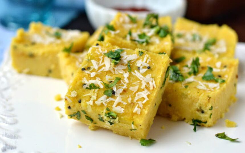 Amiri Khaman: North Indian Chickpea Squares