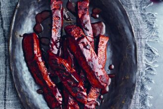 BBQ Seitain Ribs With Homemade Barbecue Sauce