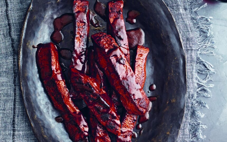 BBQ Seitain Ribs With Homemade Barbecue Sauce