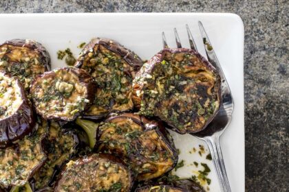 Vegan Marinated Eggplant