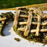 Artichoke and Walnut Pesto Pie