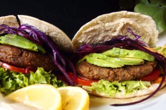 Chickpea Mushroom Pita Burgers [Vegan, Gluten-Free] – One Green Planet