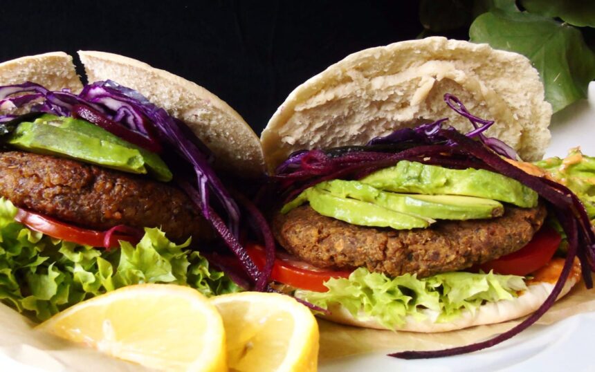 Chickpea Mushroom Pita Burgers [Vegan, Gluten-Free] – One Green Planet