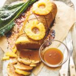 Vegan pineapple baked ham