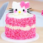 Satisfying Miniature Hello Kitty Cake Decorating - Best Strawberry Cake Recipe By Mini Tasty