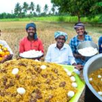 BIRYANI | MUTTON BIRYANI with Eggs | Traditional Biryani Recipe cooking in Village | Village Cooking