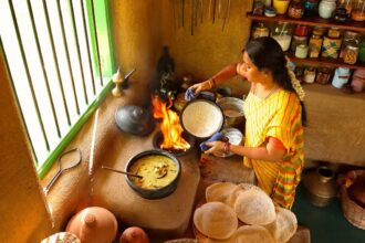 Appam - Made Traditionally || With Two Side Dishes Cooking In Village House || The Traditional Life