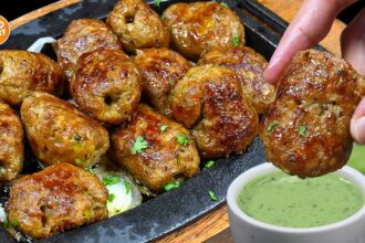 Sizzling Gola Kabab Recipe,Soft and Juicy Kabab Recipe,Bakra Eid Special Recipe by Samina Food Story