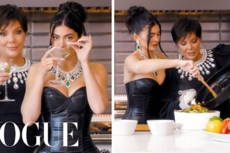 Kylie & Kris Jenner Cook Dinner Together | Vogue