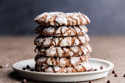 Chocolate Crinkle Cookies - The Stay At Home Chef