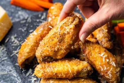 Garlic Parmesan Chicken Wings - The Stay At Home Chef