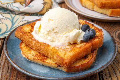 Ice Cream French Toast - Barefeet in the Kitchen