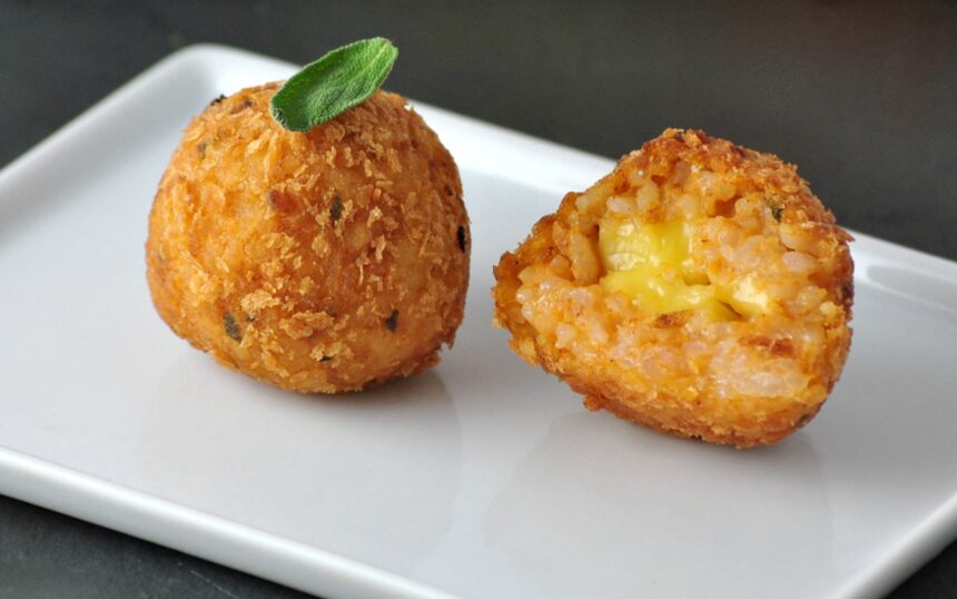 Pumpkin Sage Rice Balls