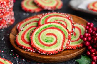 Spiral Christmas Sugar Cookies - The Stay At Home Chef