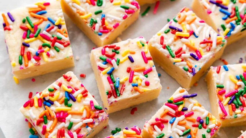 Sugar Cookie Fudge - The Stay At Home Chef