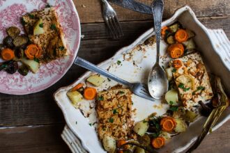 Baked Marinated Tofu With Vegetables [Vegan, Gluten-Free] – One Green Planet