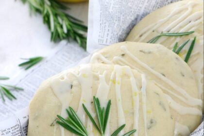 Soft Baked Lemon Rosemary Cookies [Vegan] – One Green Planet