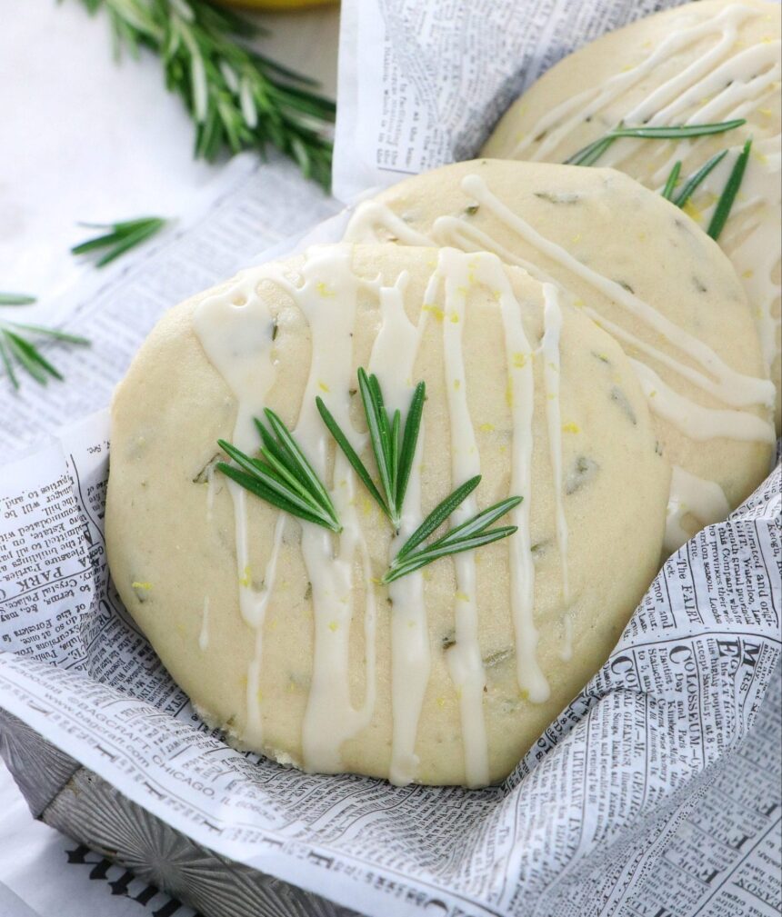 Soft Baked Lemon Rosemary Cookies [Vegan] – One Green Planet