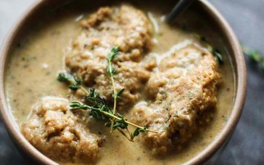 Creamy Mushroom and Dumpling Soup [Vegan] – One Green Planet