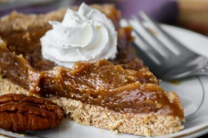 Easy Date Caramel Pecan Pie [Vegan, Gluten-Free] – One Green Planet