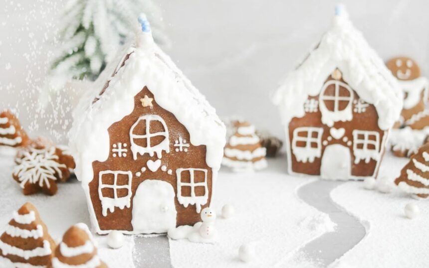 Simple Gingerbread Houses [Vegan, Gluten-Free, Wheat-Free] – One Green Planet