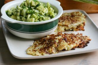 Latkes With Fennel and Avocado Tartare [Vegan] – One Green Planet