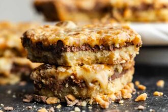 Toffee Dessert Bars - The Stay At Home Chef