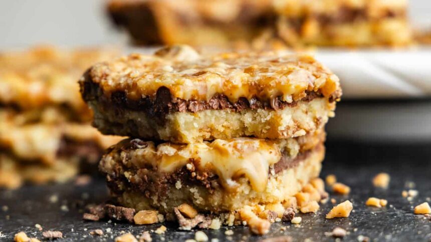 Toffee Dessert Bars - The Stay At Home Chef