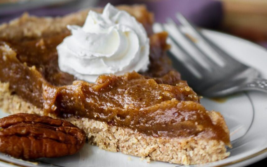 Easy Date Caramel Pecan Pie [Vegan, Gluten-Free] – One Green Planet