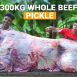 300 Kg WHOLE BEEF PICKLE | Indian Kerala Beef Pickle Recipe | Village Cooking