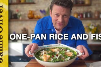 One-Pan Herby Green Rice and Fish | Jamie Oliver
