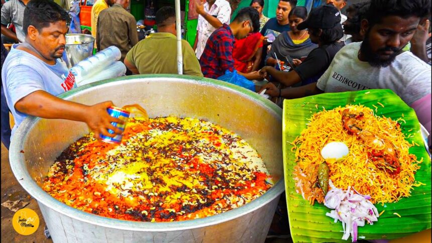 Gundu Bhai Hyderabadi Chicken Dum Biryani Daily 500 Kg Biryani Making Rs. 140/- Only l Madurai Food