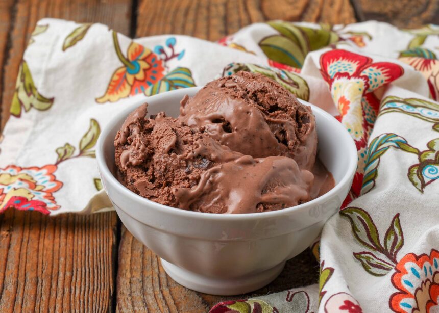 Chocolate Cottage Cheese Ice Cream