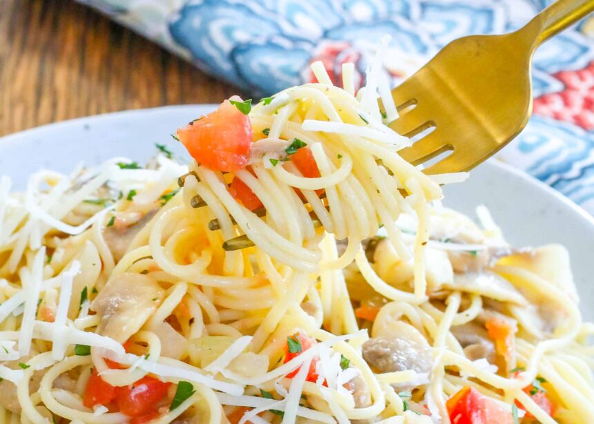 Lemon Butter Pasta - Barefeet in the Kitchen