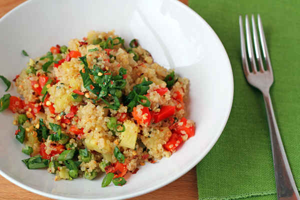 Pineapple Fried Quinoa [Vegan] – One Green Planet