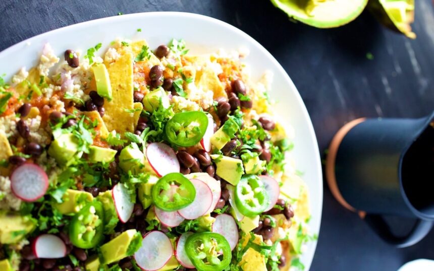 Spicy Light Loaded Nachos [Vegan] – One Green Planet