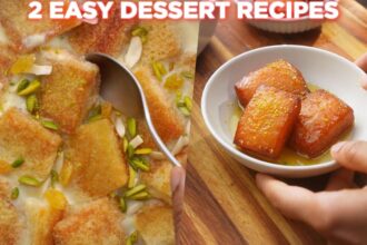 2 Easy Dessert Recipes Anyone Can Make | Bread Custard | Paal Cake