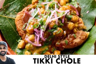 Tikki Chole Recipe | Crispy Aloo Tikki Chaat | कुरकुरी चोले टिक्की | Chef Sanjyot Keer