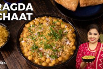 Ragda Chaat | Indian Street Food | Chaat Recipe | Snacks Recipes | White Peas Chaat Recipe