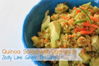 Quinoa Carrot Salad With Lime and Ginger Dressing [Vegan] – One Green Planet