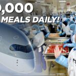 Inside Qatar Airways - How do they make 200,000 Airplane Meals a day?